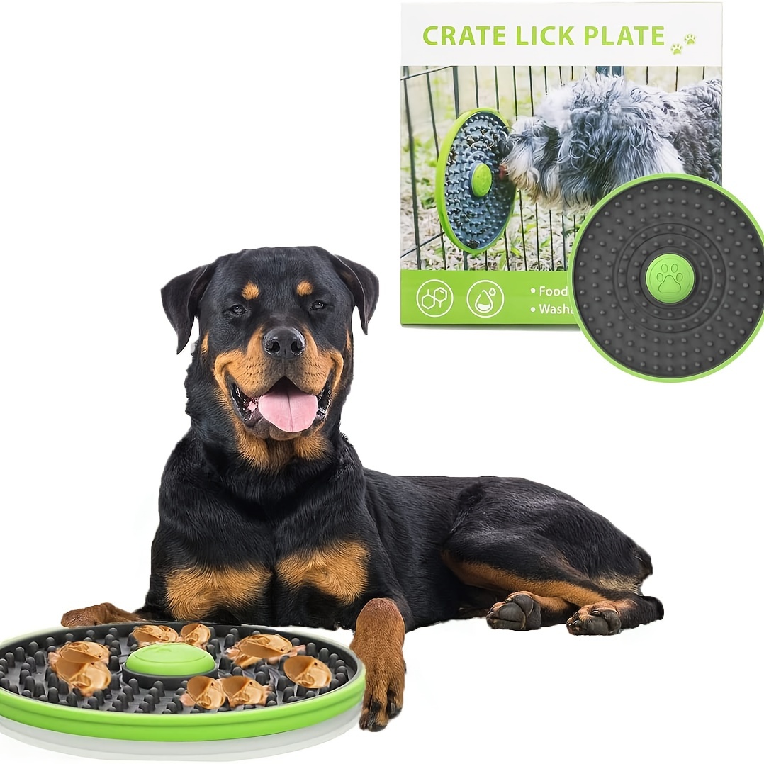 Lick Mat for Dogs, Dog Crate Lick Pads Slow Feeder, Lick Pad Crate