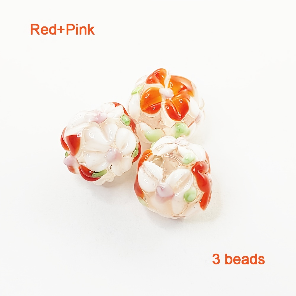 Asst Colors Grape Glass Beads w/Loop 3/4 8 Pcs – Tinsel Trading