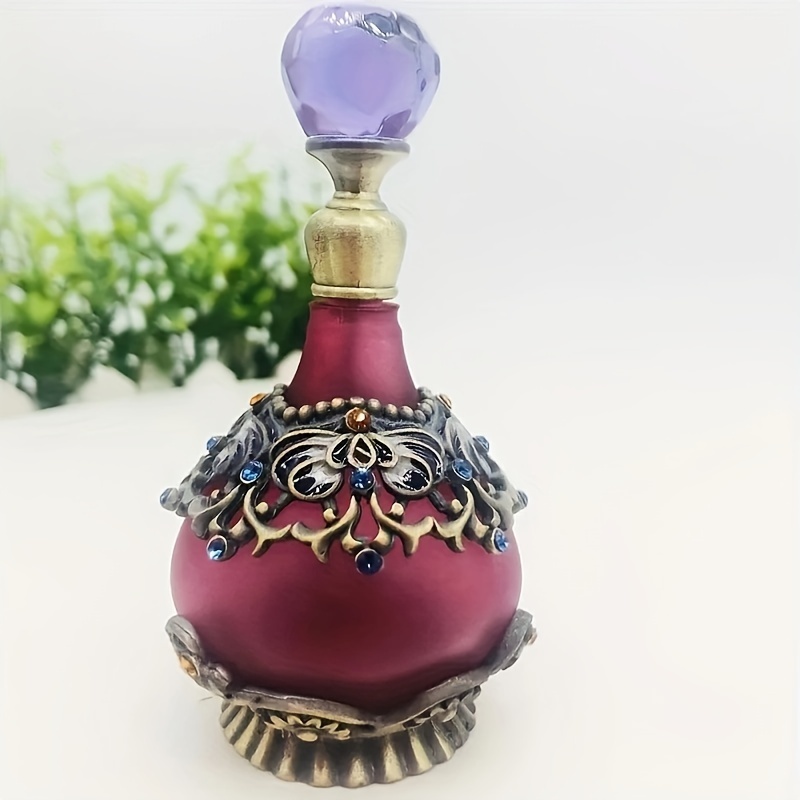 1pc Peacock Design Perfume Bottle Creative Essential Oil Bottle Liquid  Holder 