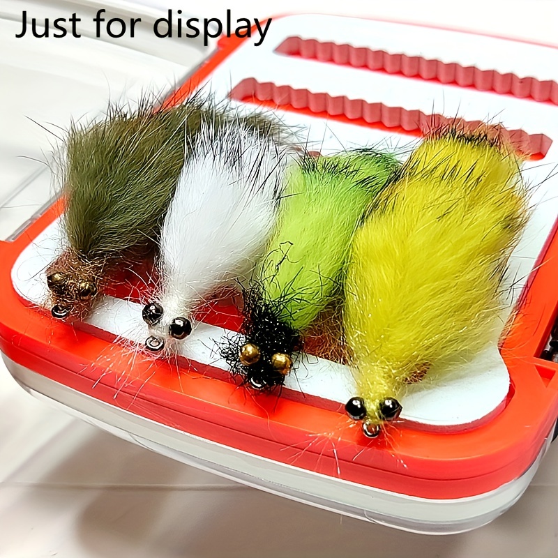 4pcs Handmade Dry * Fishing Lure, Ribbon Hair Rigs * * Baits Kit, Fishing  Accessories For Trout Salmon Bass