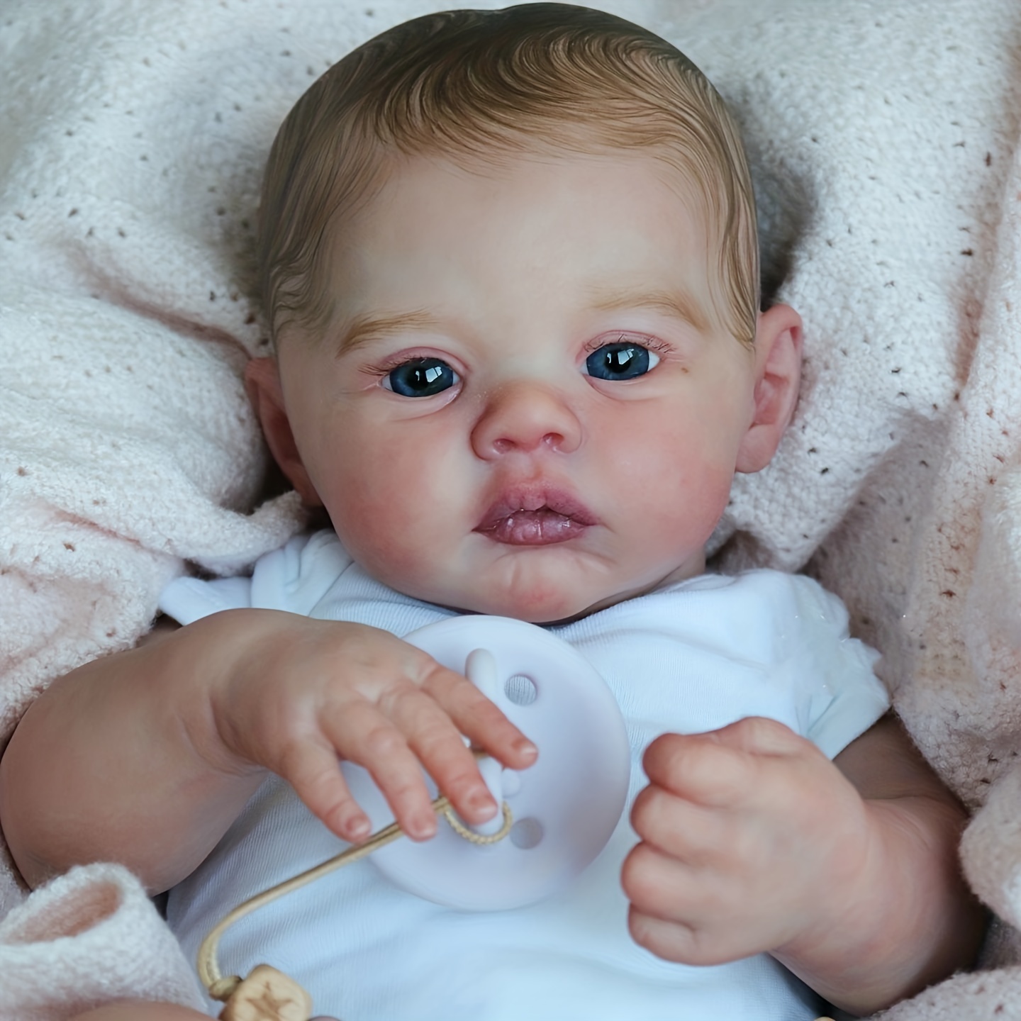 45cm Lifelike Bebe Reborn Doll Rosalie Reborn Silicone Vinyl Cloth