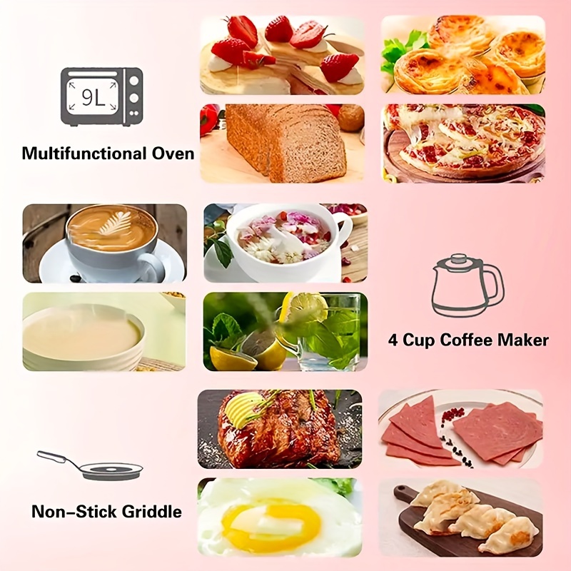 Multi-functional 3-in-1 Breakfast Maker With Coffee Machine