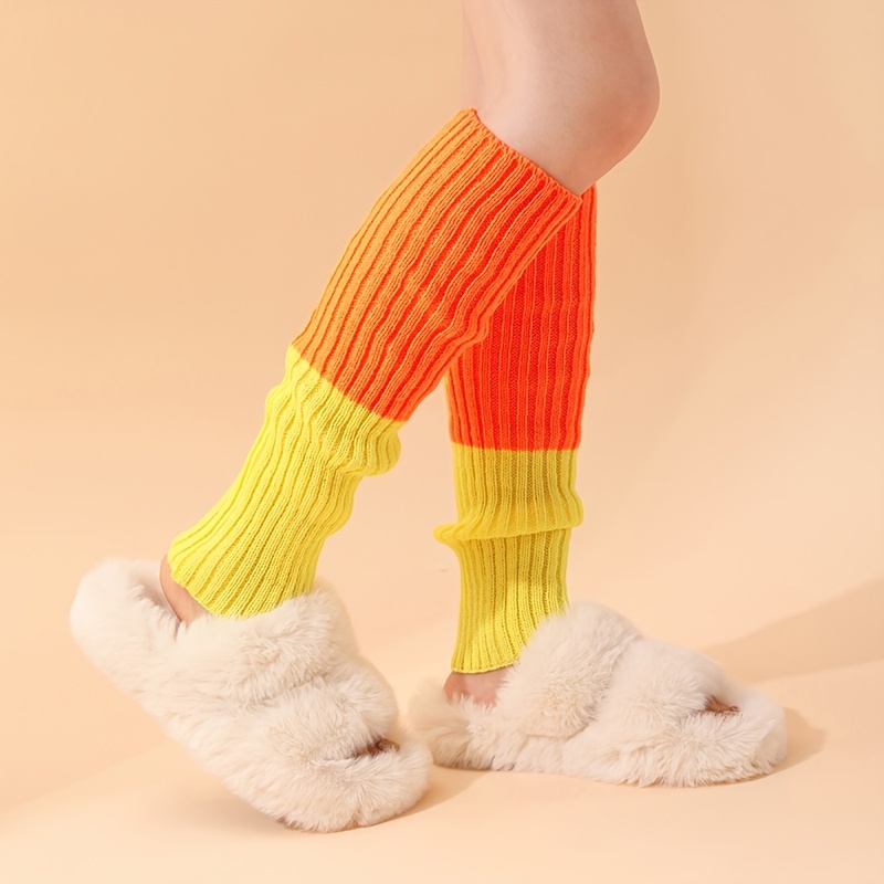 Cross Strappy Leg Warmers, Cute & Warm Knee High Socks, Women's Stockings &  Hosiery