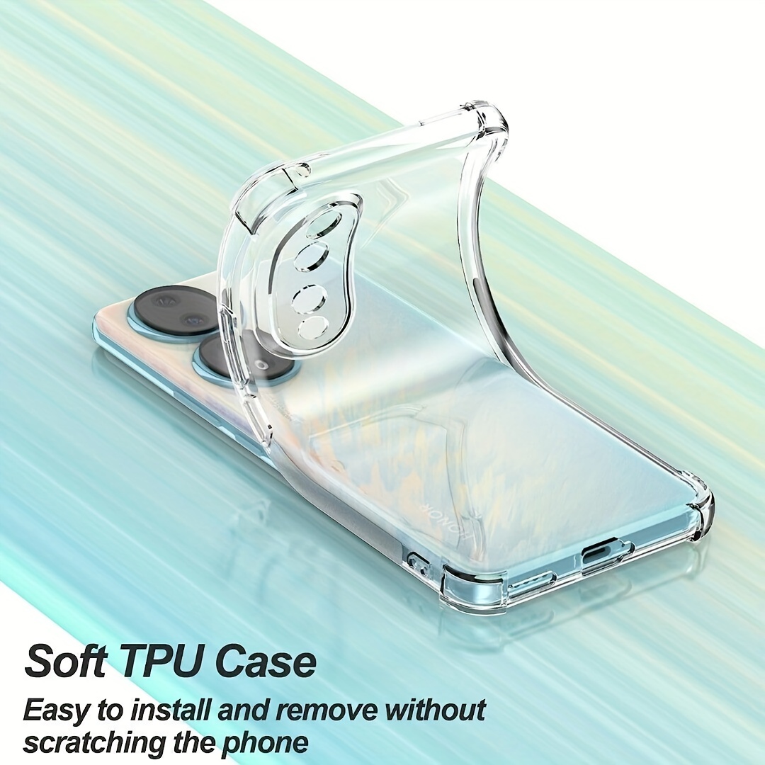 Shockproof Protection Tpu Phone Case Honor 90 Lite Honor - Temu