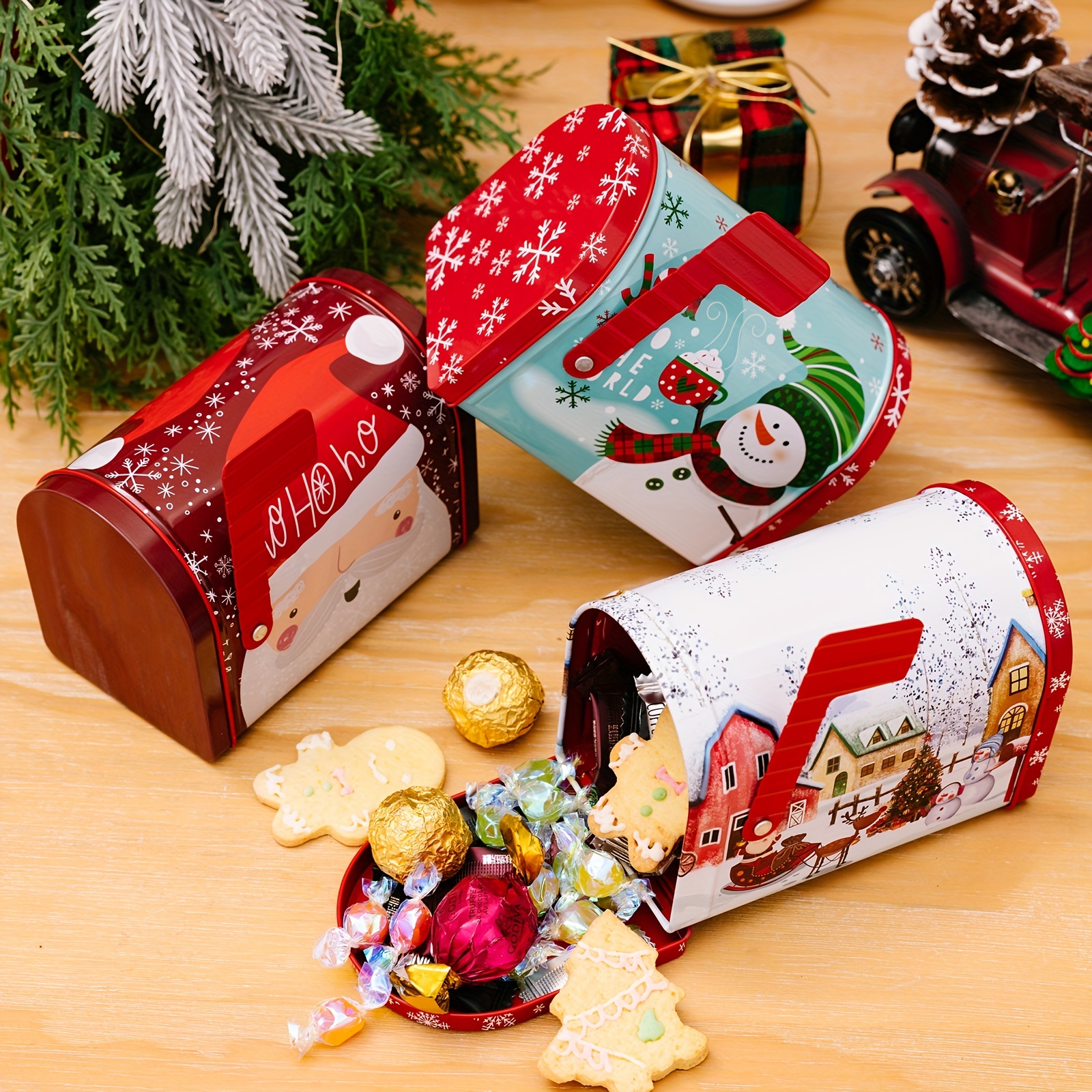 1 boîte de bonbons de Noël cadeau boîte cadeau créative - Temu France