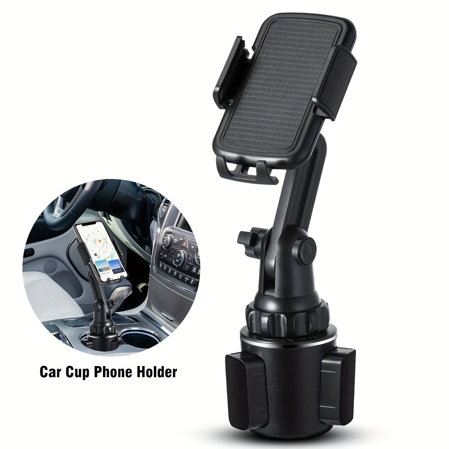 cup holder phone mount for car universal universal long neck car cup phone holder cradle car mount for iphone for samsung and most smartphones