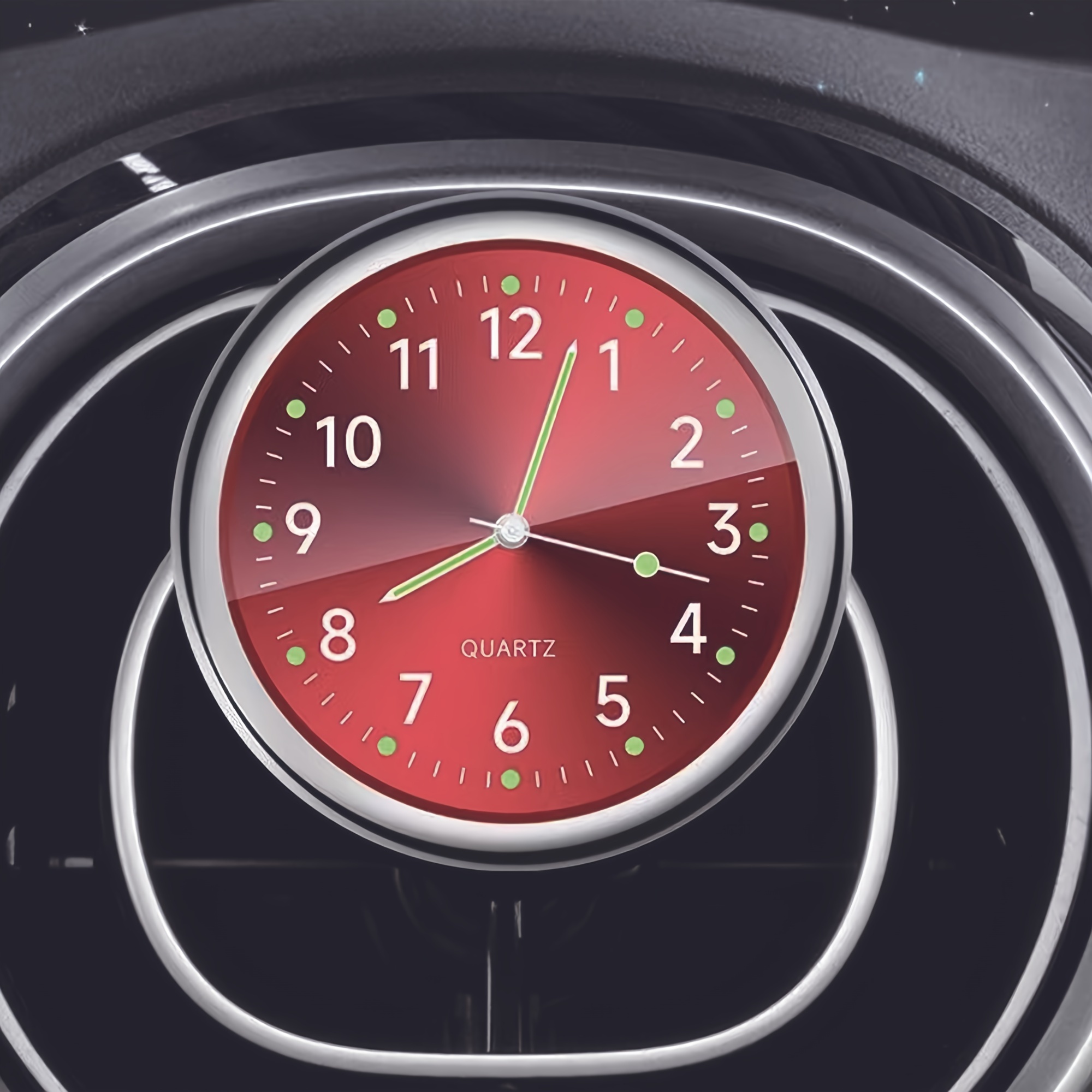 Mini Quartz Analog Car Dashboard Time Air Vent Stick Clock Watch Car  Decoration Universal Luminous Watch, Check Today's Deals