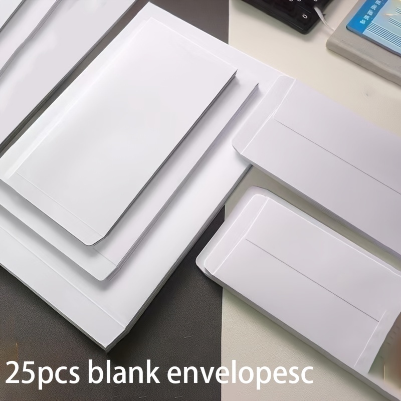 Enveloppes sacs blanches - paquet de 25