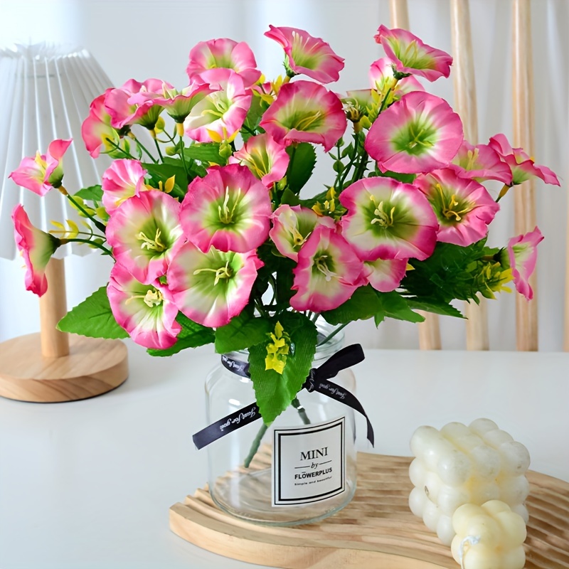 Artificial Flower Trumpet Morning Glory Small Bouquet Real - Temu