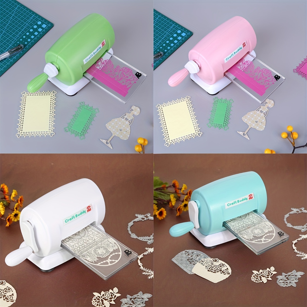 Portable Mini Die Cutting Machine For DIY Scrapbooking Embossing Crafts  Photo Paper Card Decorations Handmake Projects Tools