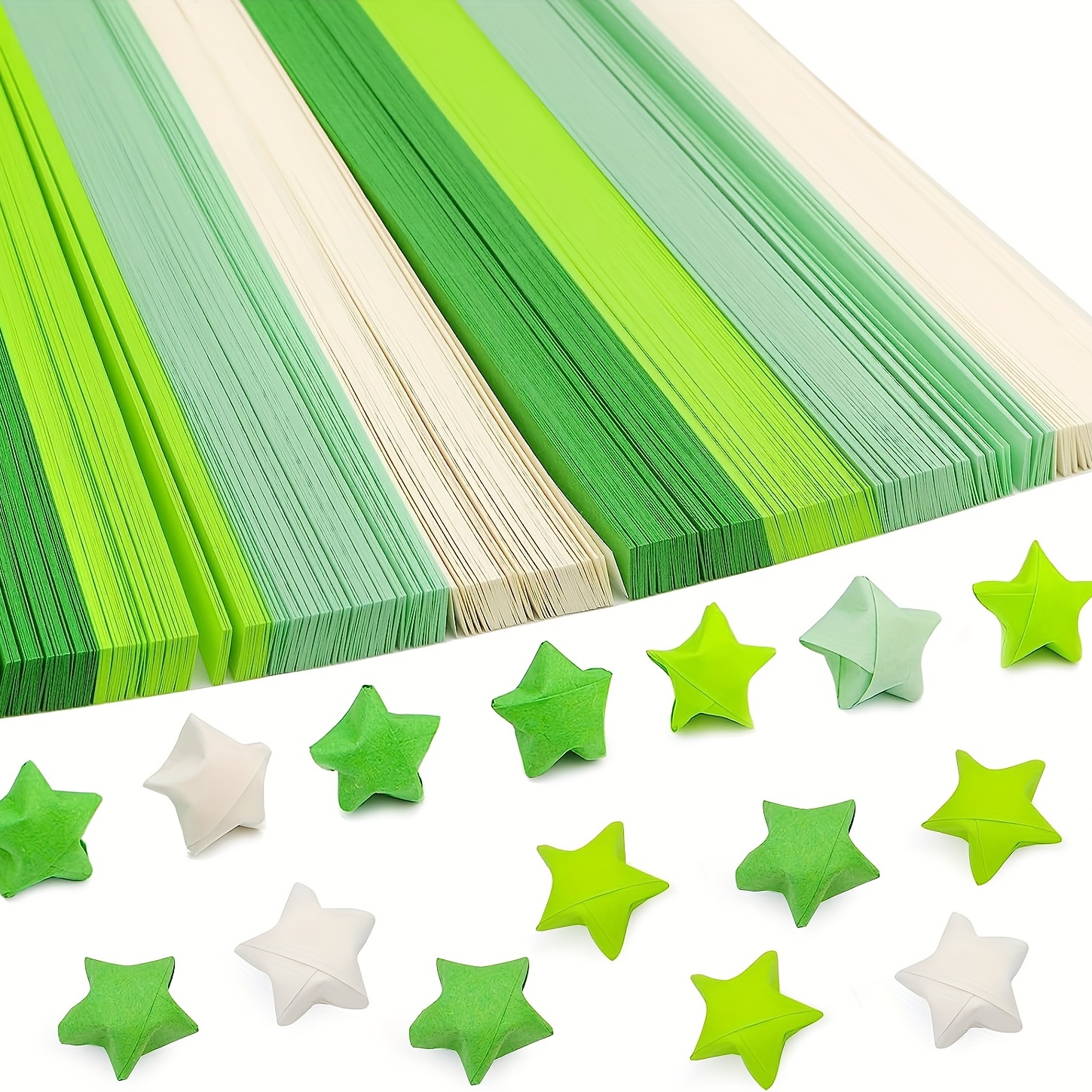 Star Origami Paper Green Solid Color Gradient Color Star Paper Strip Double  Sided Origami Stars Paper Solid Color Lucky Star Decoration Paper Strips  Diy Hand Art Crafts - Temu Austria
