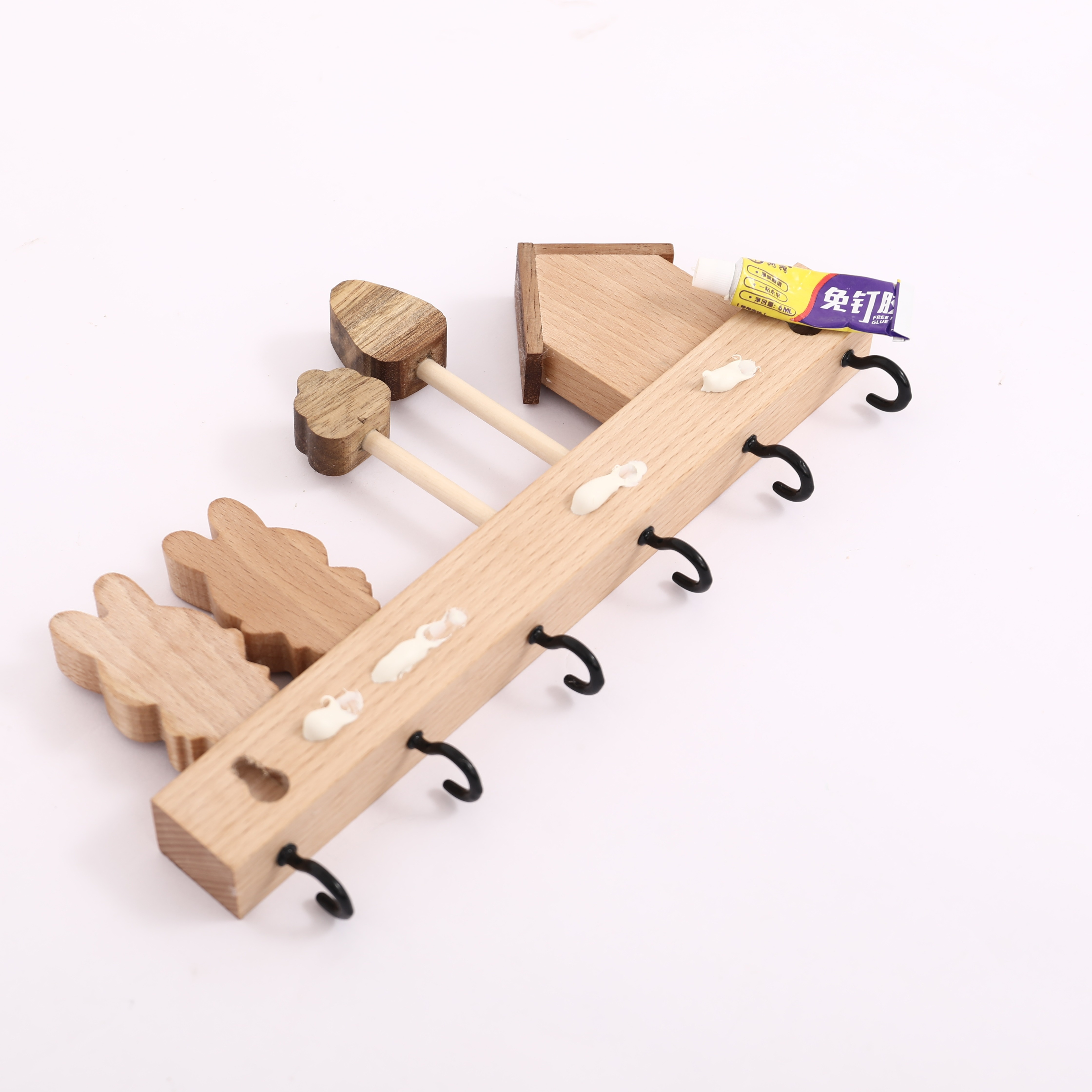 DIY colgador de llaves de madera - Blog Mabaonline