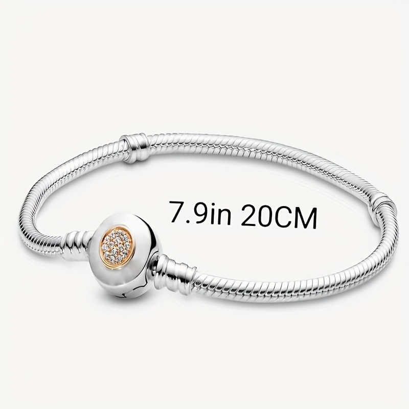 Silvery Stainless Steel Simple Monogram Bracelet, Fashion Cool Retro Sweet  Cool Unisex Trendy All-match Hand Jewelry Gift For Men Women, Couple Street  Party Daily Commute Wear - Temu