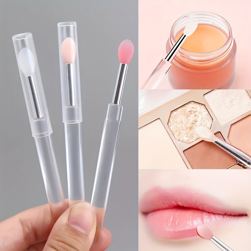minkissy 18 Pcs Silicone Lip Brush Makeup Lipstick Silicone Makeup App –  TweezerCo