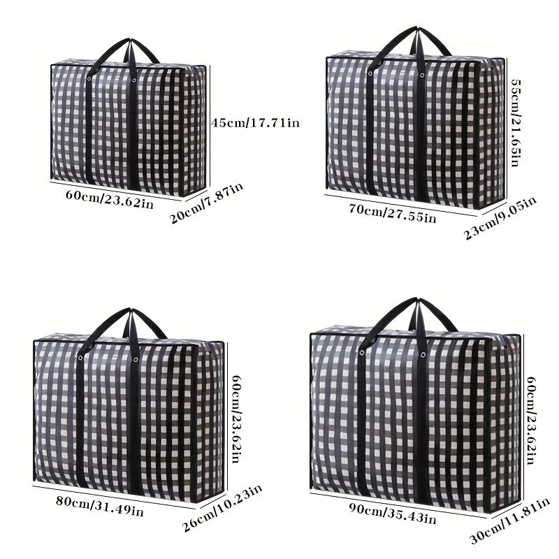 Living & Co PE Storage Bag Black/White