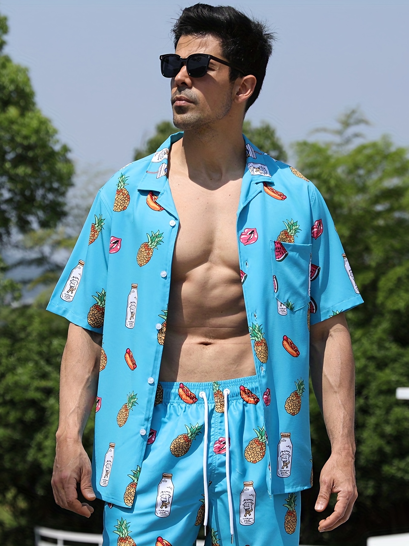 Hawaiian Shirts Men - Temu