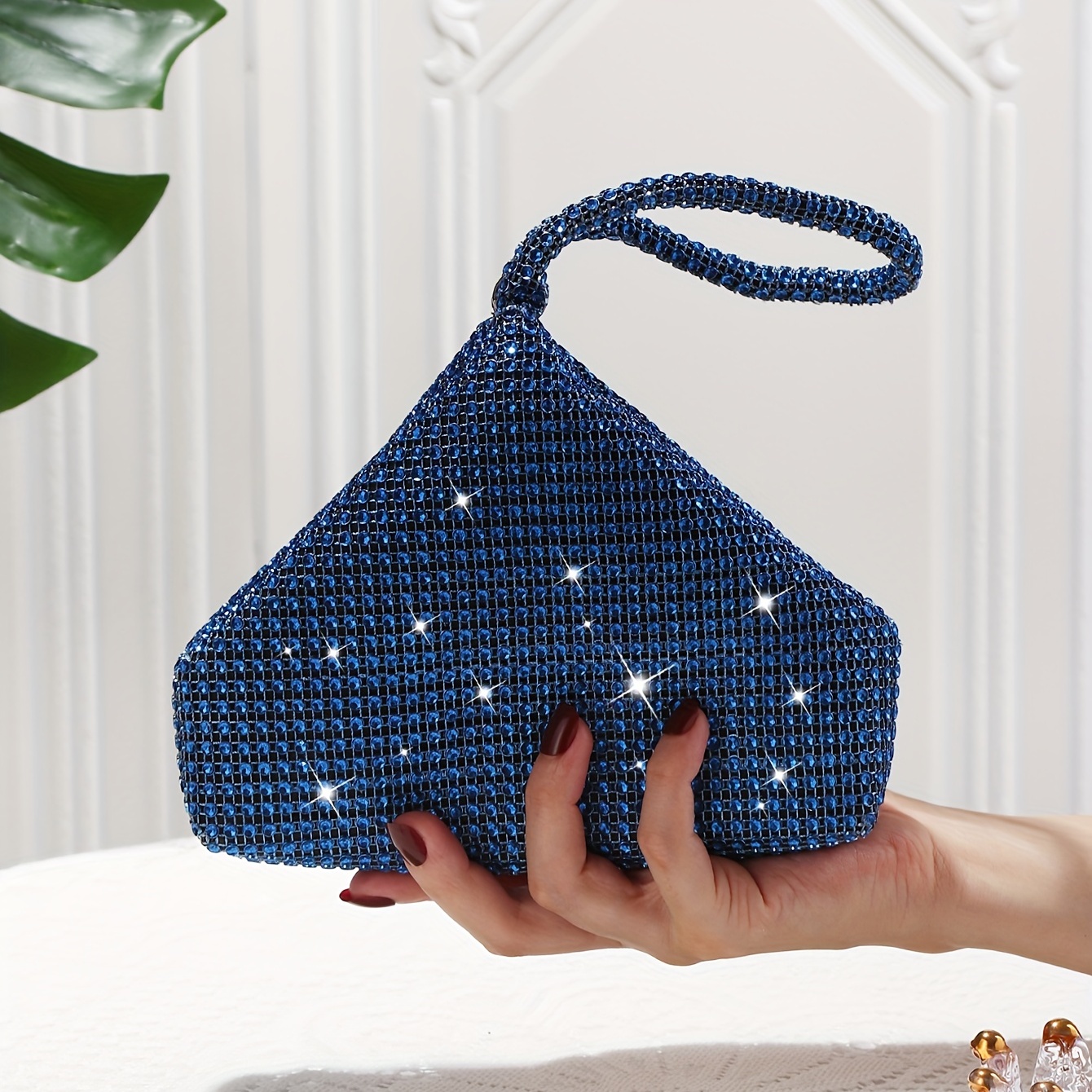 Bolso De Noche Con Diamantes De Imitación Para Mujer, Bolso Cruzado Con  Cadena Brillante, Bolso De Mano Moderno Para Cóctel, Banquete De Graduación  - Temu