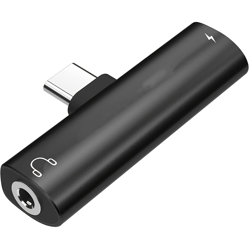 Adaptateur USB C vers 3,5 mm pour Casque et Charge,Adaptateur Audio 2 en 1