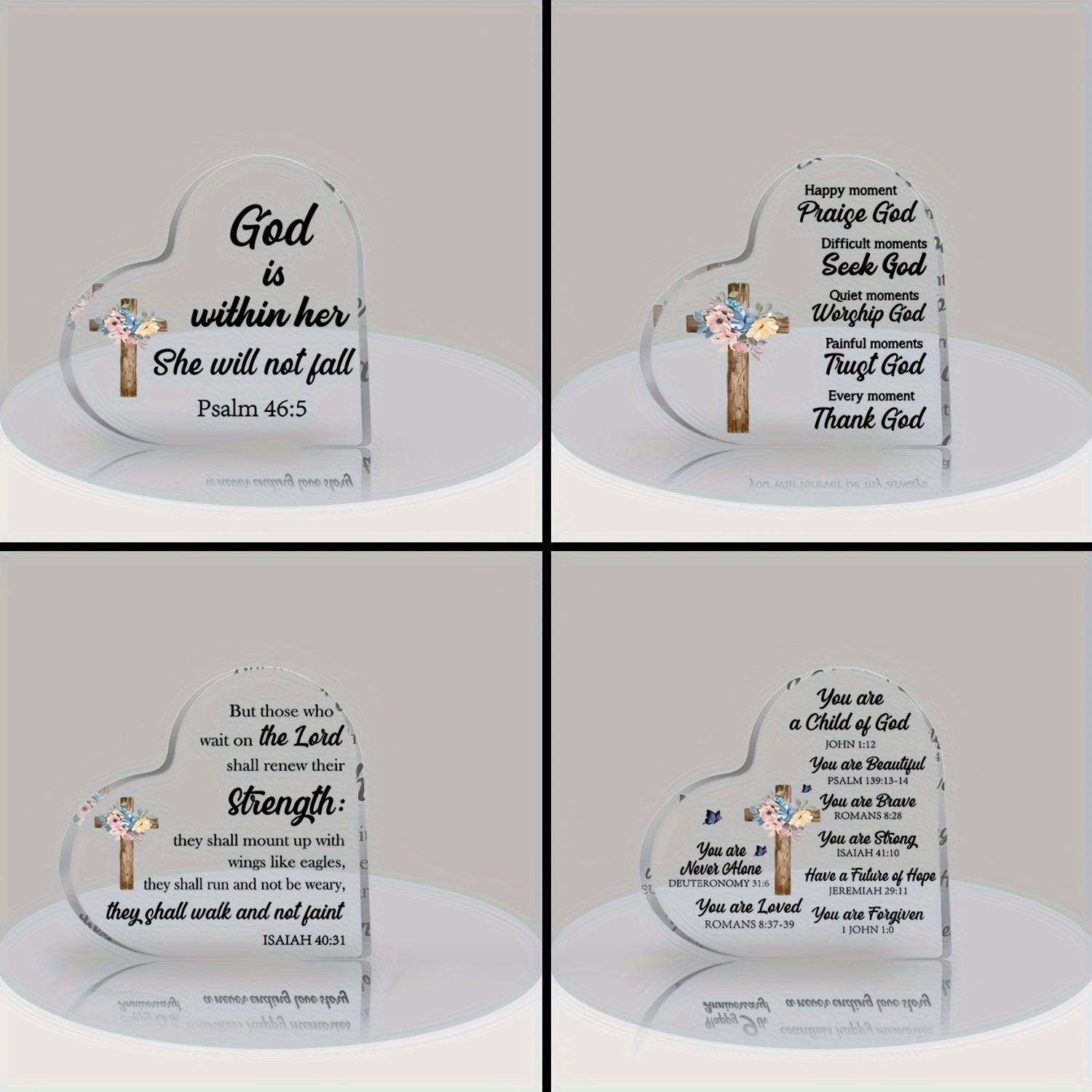 Decorative Signs Plaques acrylic Modern Tabletop Christian - Temu