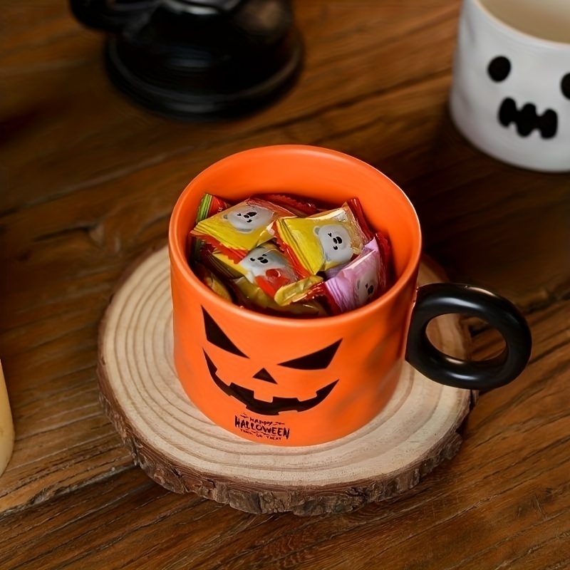 Halloween Ghost Coffee Mug Ceramic Coffee Cups Cute Kawaii - Temu