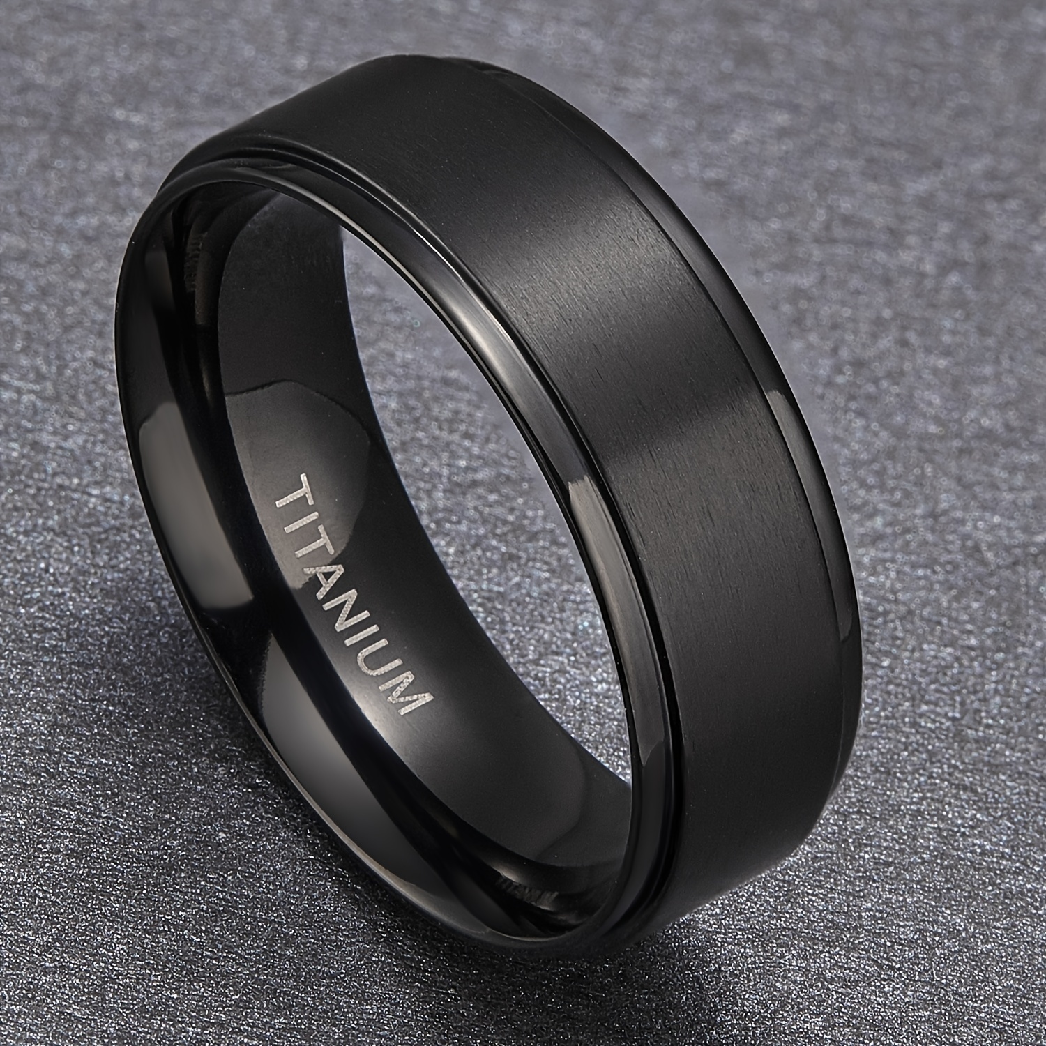 Personalized Customizable Titanium Ring