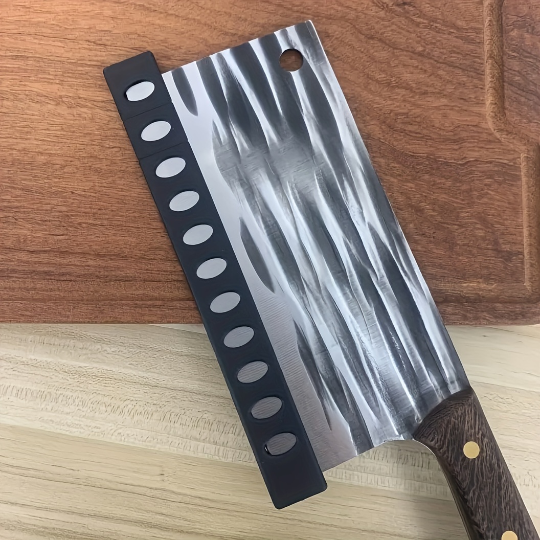 Funda de plástico negro para cuchillos de cocina, Protector de borde,  accesorios de cocina