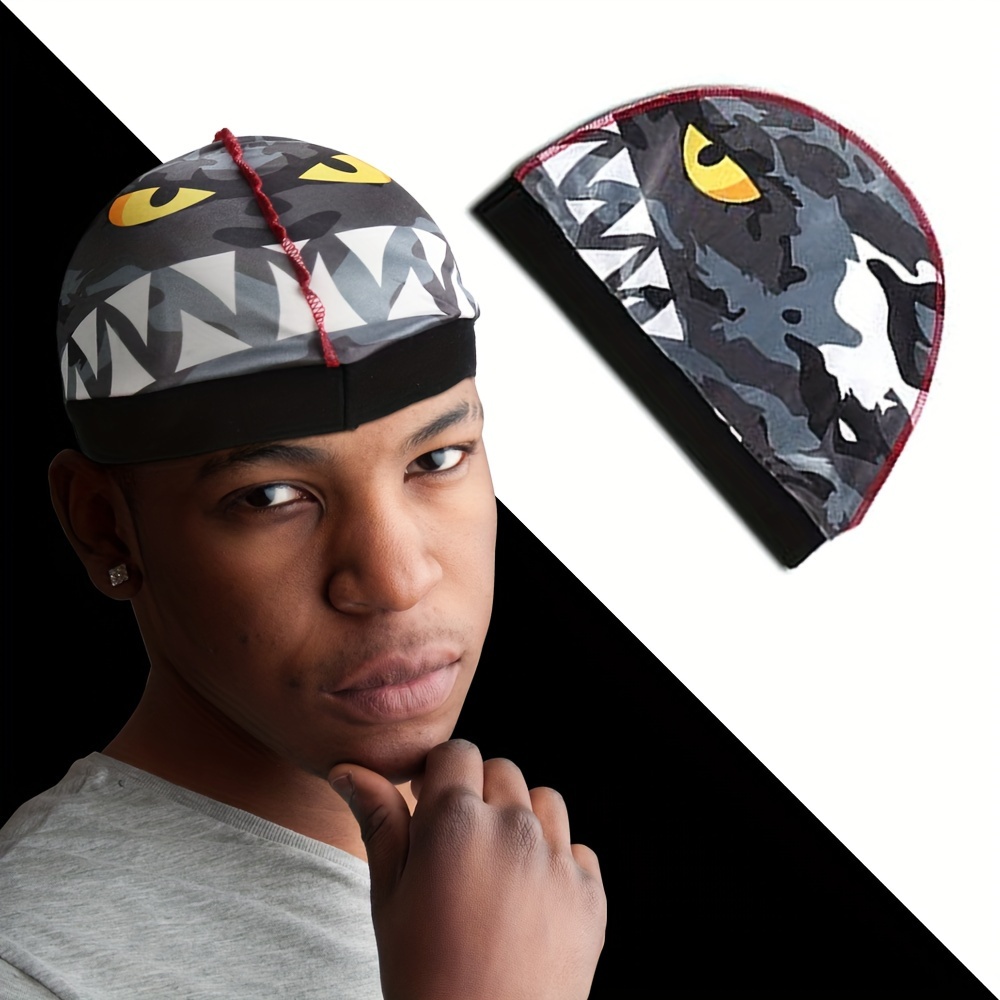 Designer Bonnets Durags Masks on