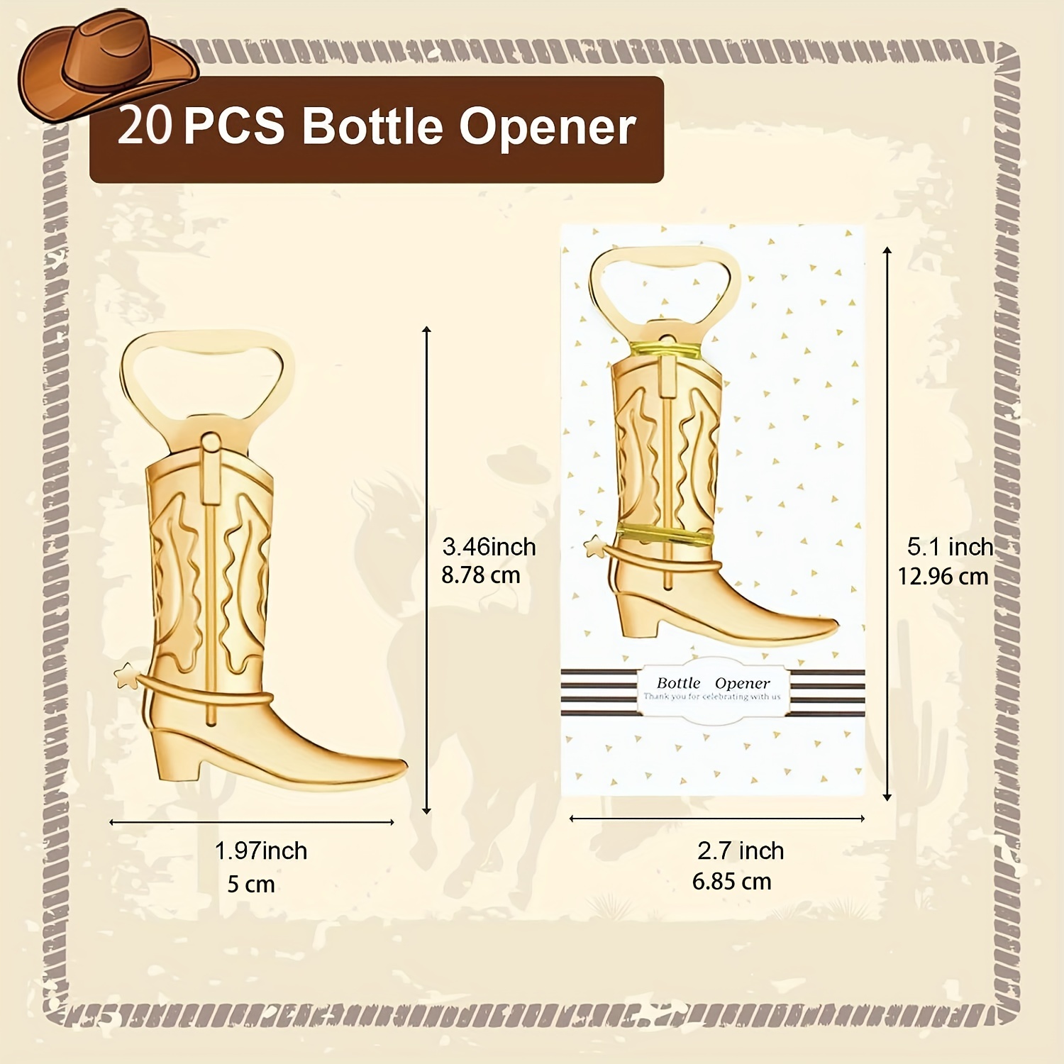 1/20/40pcs, Bottle Opener, Creative Cowboy Boot Shape Bottle Opener, Solid Color Bottle Opener, Suitable For Bar Or Household, Barware Tool, Wedding P