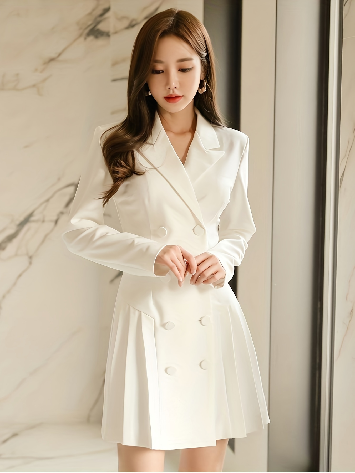 Mid length blazer dress sale