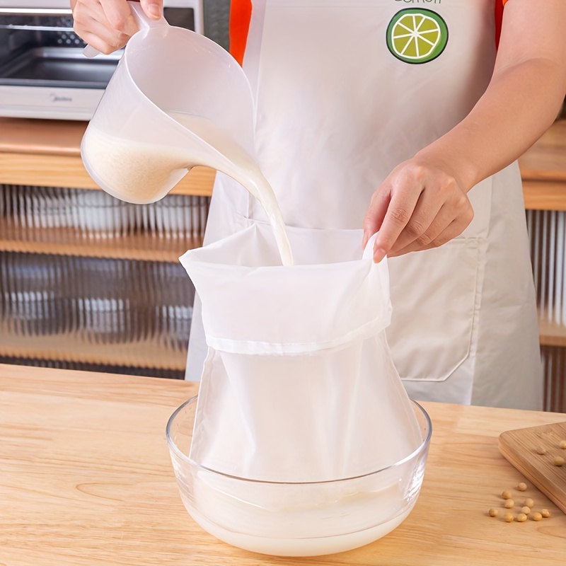 Acheter Passoire à mailles Ultra-fines de cuisine, cuillère filtrante à  mailles en Nylon, adaptée au café au lait de soja