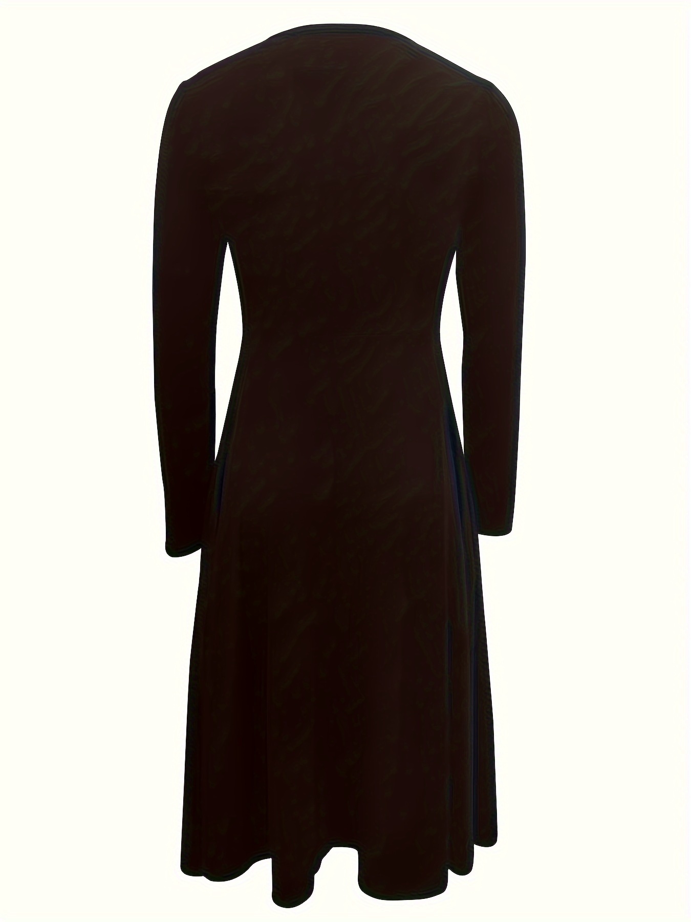 NECHOLOGY Women Midi Dress Off Dress Sleeve Solid Long Women