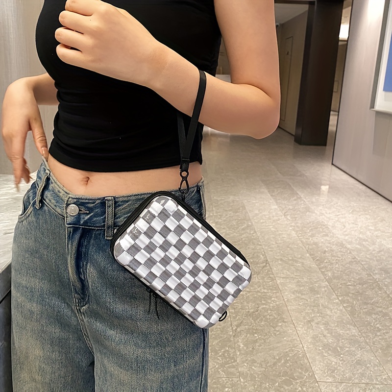 Retro Checkered Crossbody Bag, Fashion Mobile Phone Purse, Women's Shoulder  Bag For Every Day - Temu