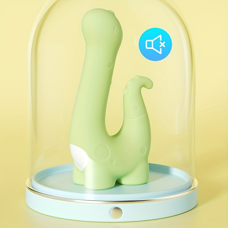 1pc cute little dinosaur shape erotic supplies 5 frequency sucking 10 frequency vibration warming female massager 1