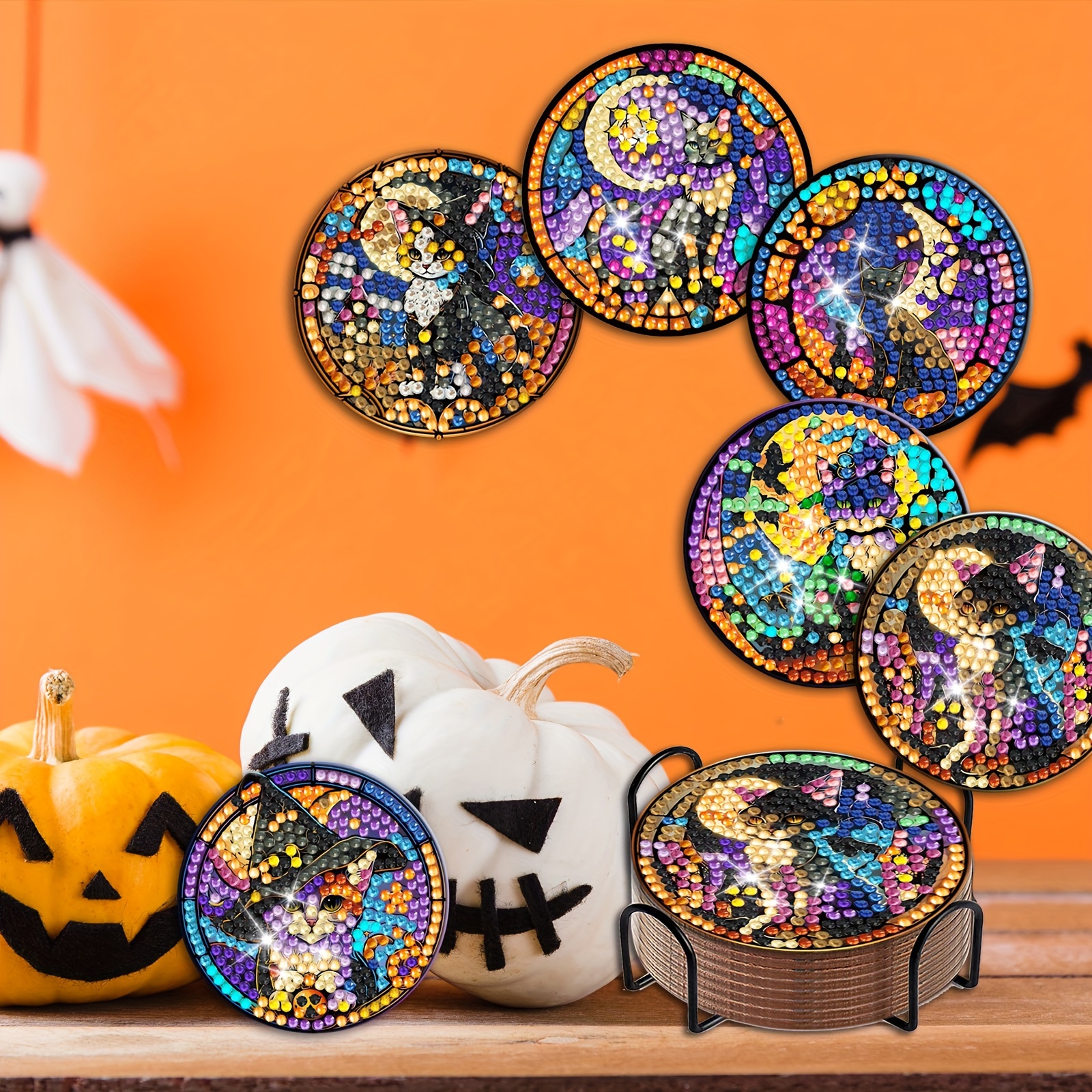 Diamond Painting Coasters Halloween