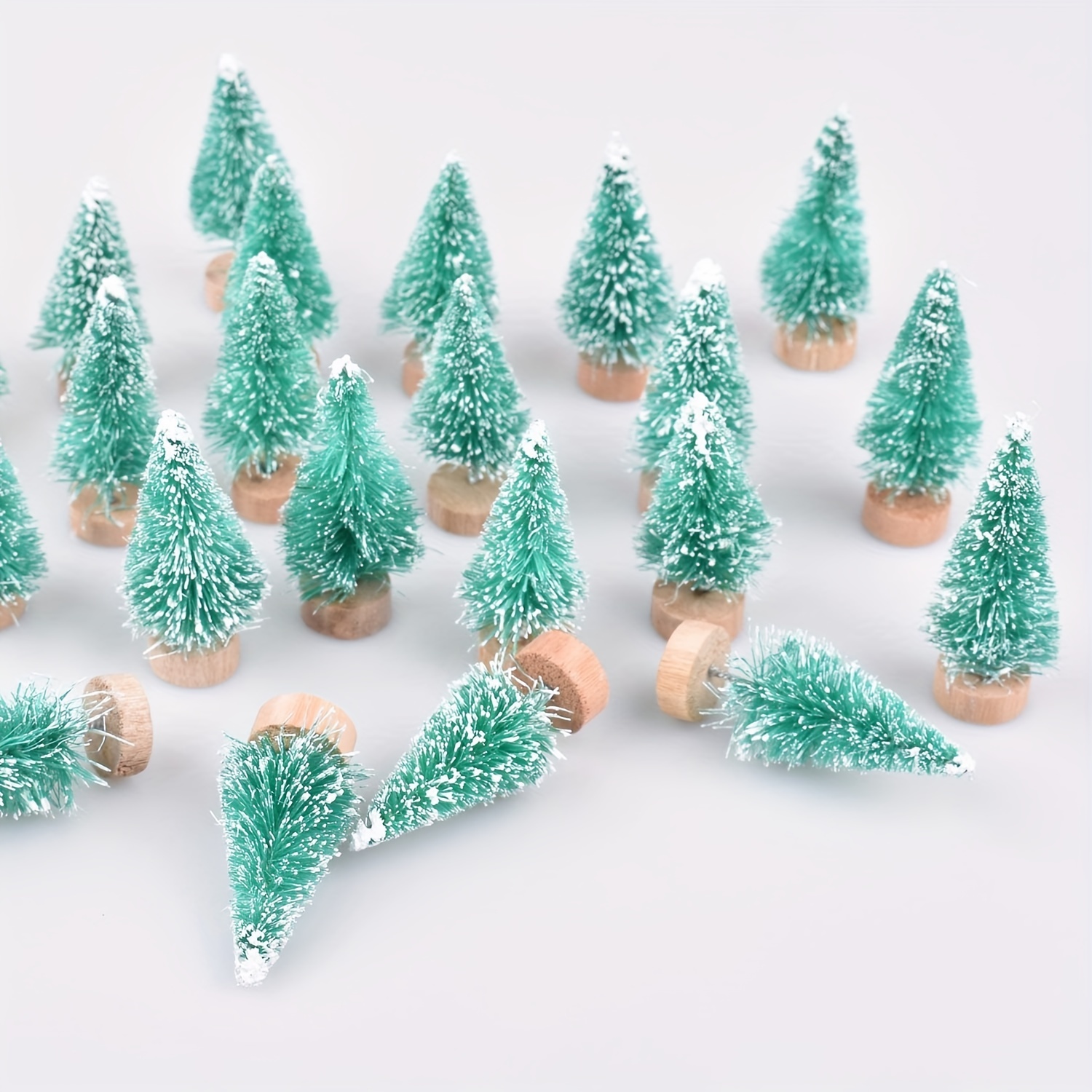 6pcs Mini Christmas Trees, Artificial Christmas Mini Bottle Brush Trees  Tabletop, Christmas Decoration Trees Xmas Holiday Decor - AliExpress