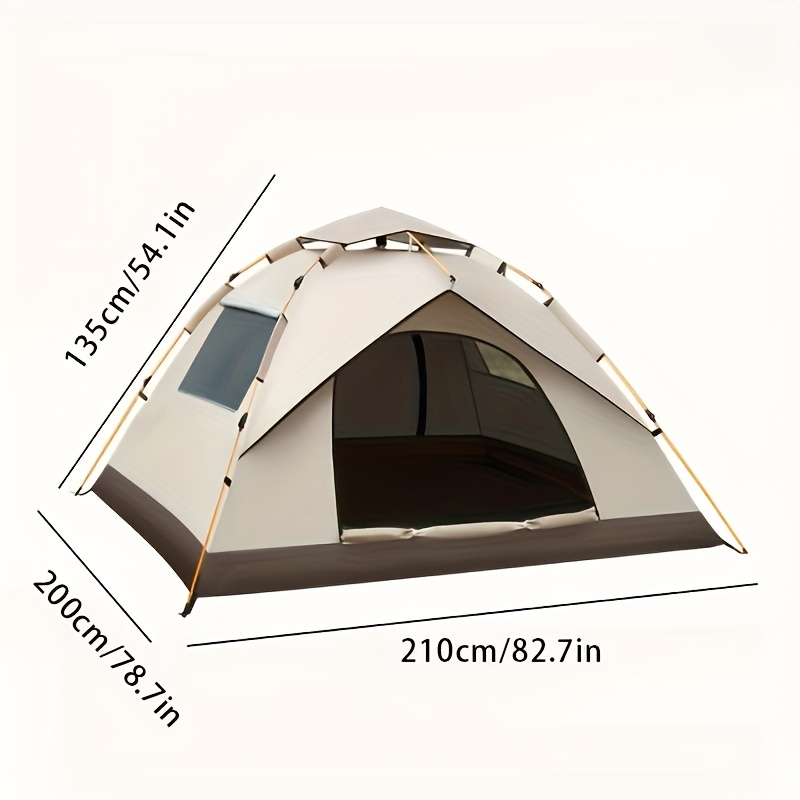 Tienda de Campaña para 4 Personas Impermeable Acampar Camping Carpa OFERTA