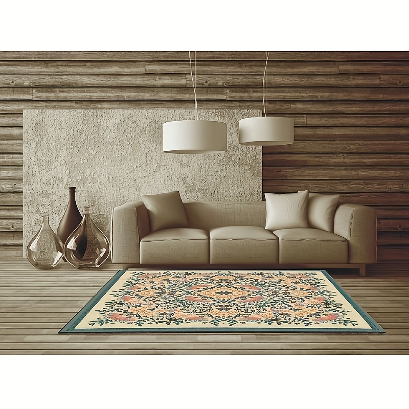 Boho Vintage Absorbent Non Slip Rug Stain Resistant Waterproof Mat