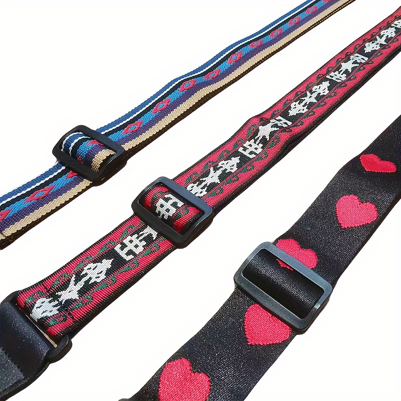 Love Shoulder Strap Design Testa In Pelle Artificiale, Comoda E Regolabile Tracolla  Per Chitarra Elettrica Tracolla A Tracolla Per Basso Folk Accessori Per  Strumenti Musicali Eleganti - Temu Italy