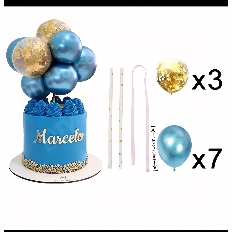 14pcs 5 Inch Balloon Decor Cake Topper Set