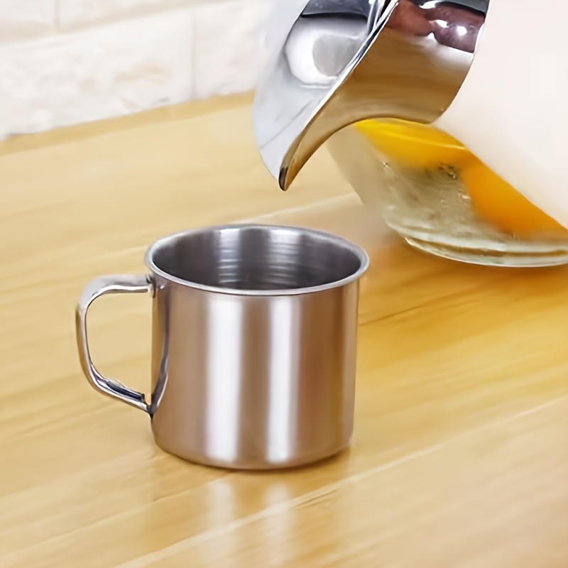 Durable Stainless Steel Coffee Cup For Camping And Kitchen - Temu