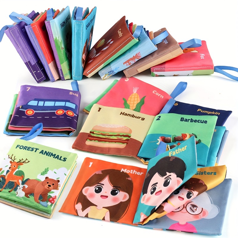 Soft Baby Book, Livres Pour Bébés Souples Froissés 0-6 Mois