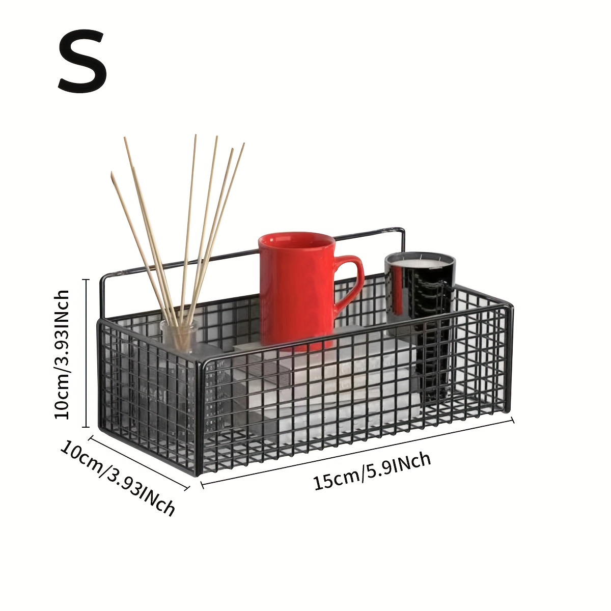 1 Scaffale Portaoggetti Bagno Montato A Parete Mensola Bagno