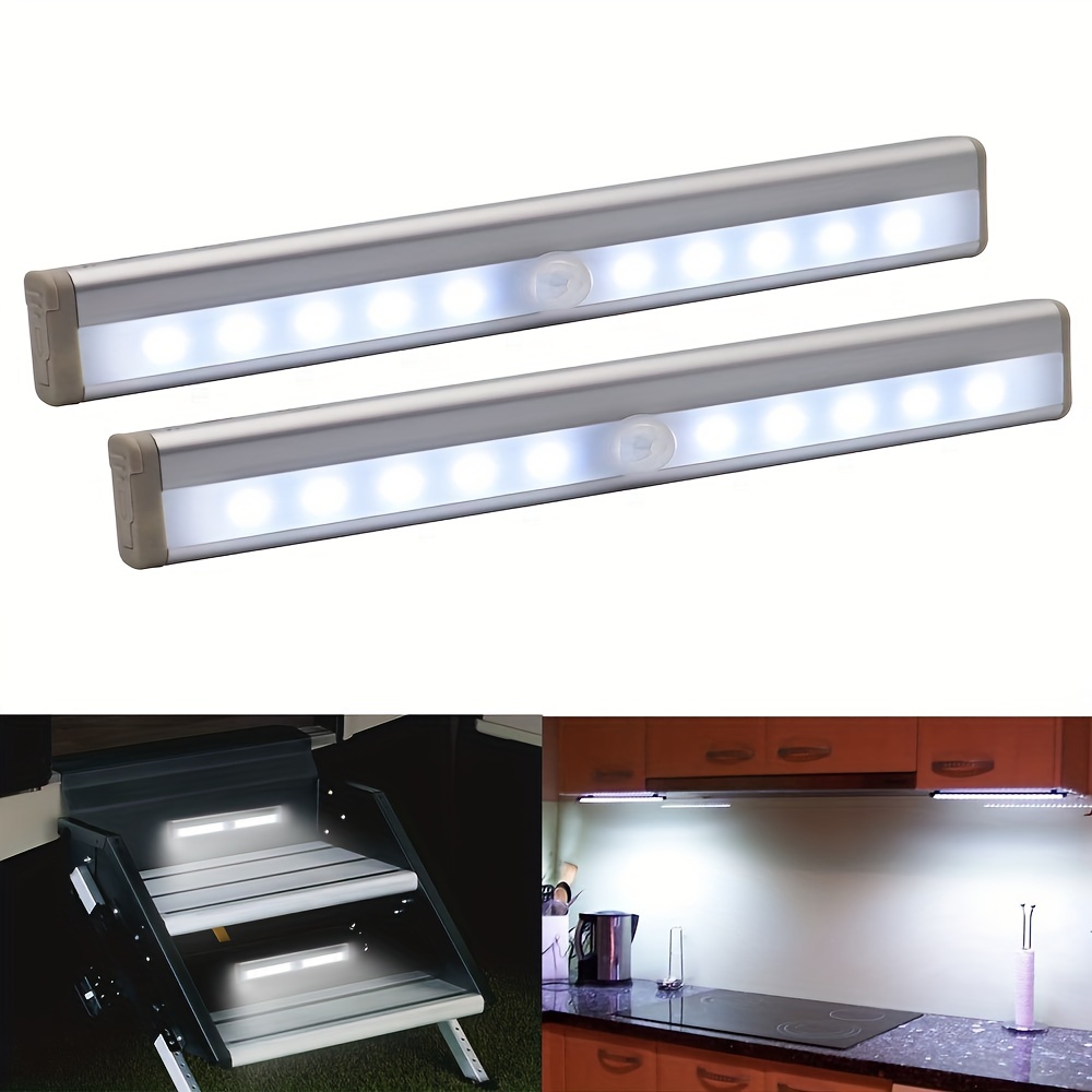 Motion Activated Rv Step Lights 10 Led Battery Operated - Temu