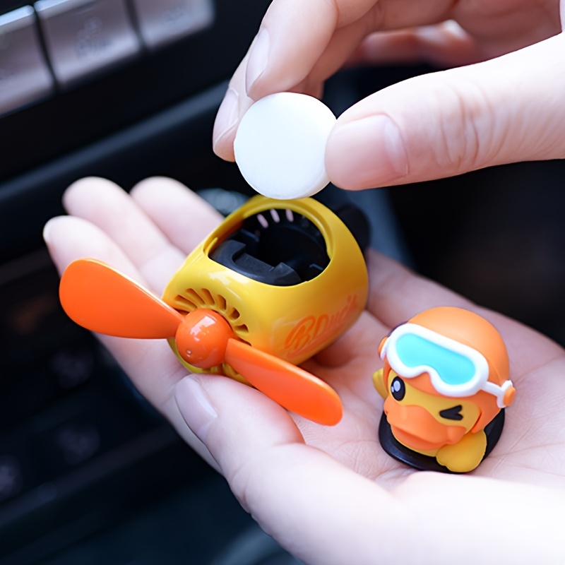 Kawaii Winking B-Duck Pilot Car Air Refresher Perfume Accessories