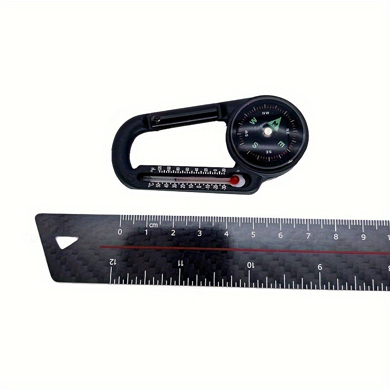 Rothco Carabiner Compass W/ Thermometer