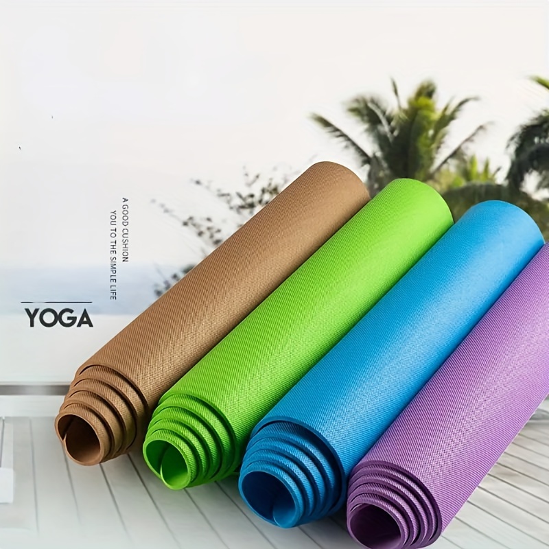 Estera Yoga Extendida Color Sólido Estera Fitness Baile - Temu
