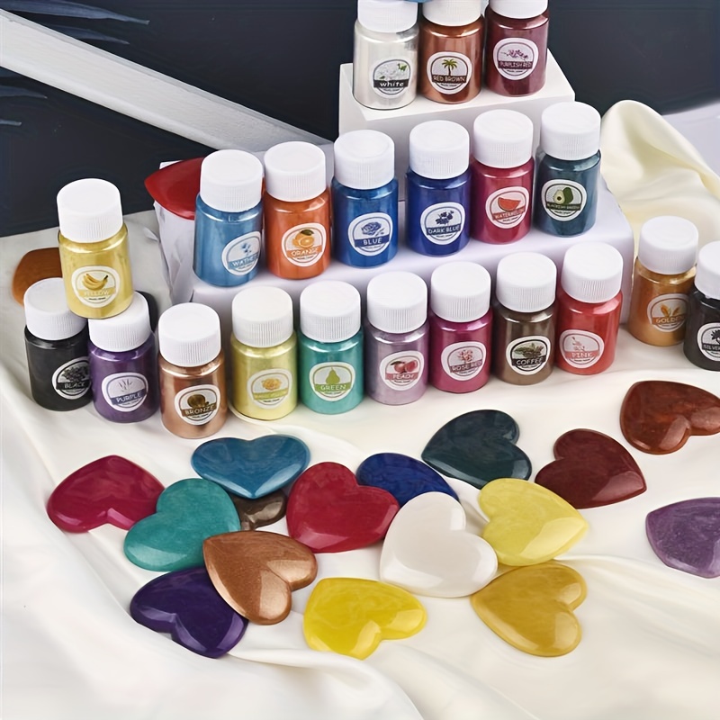 36 Colors Mica Powder For Epoxy Resin Color Pigment Dye - Cosmetic Grade  Mica Pearl Powder For Lip Gloss, Soap Making, Bath Bomb, Eyeshadow Makeup,  Nail Polish, Slime Supplies, Polymer Clay - Temu Australia