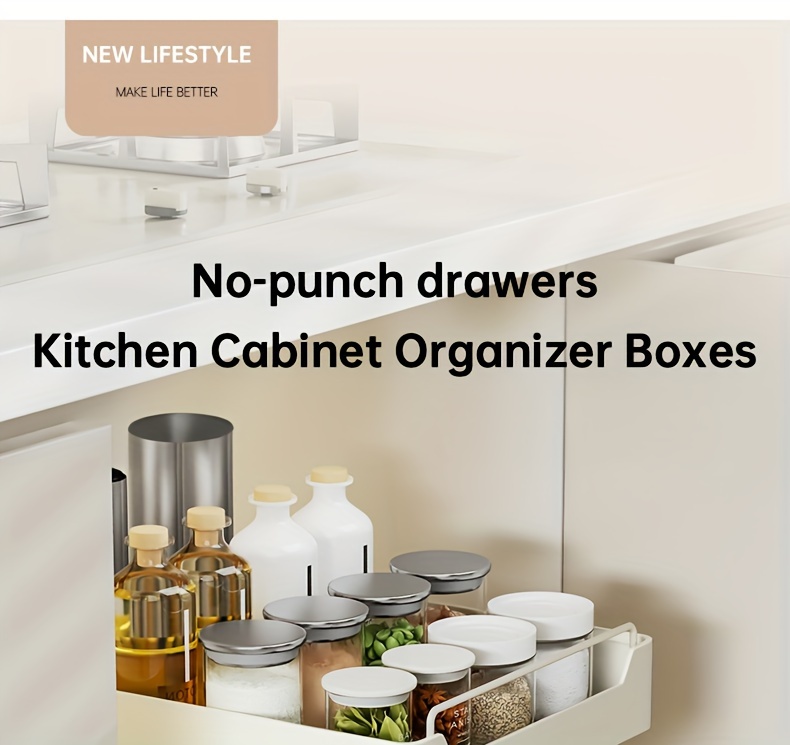 oSpaceAid - Organizador de especias extraíble para gabinete, organizador de  condimentos para armarios de cocina, con 20 etiquetas y marcador de tiza
