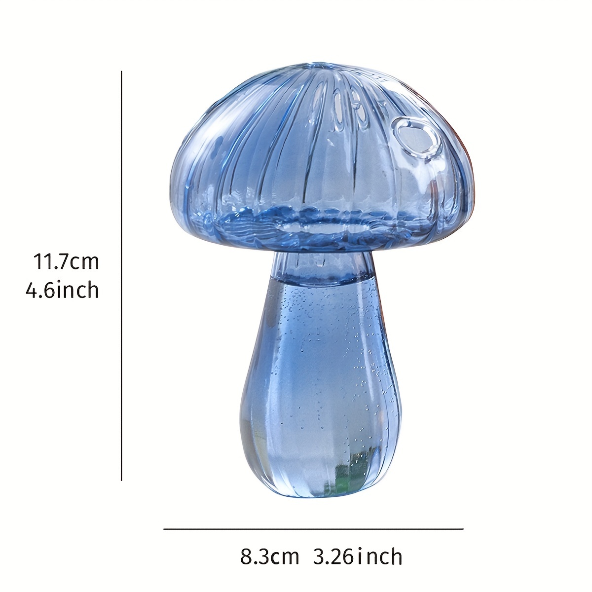 Small Iridescent Mushroom Lamp