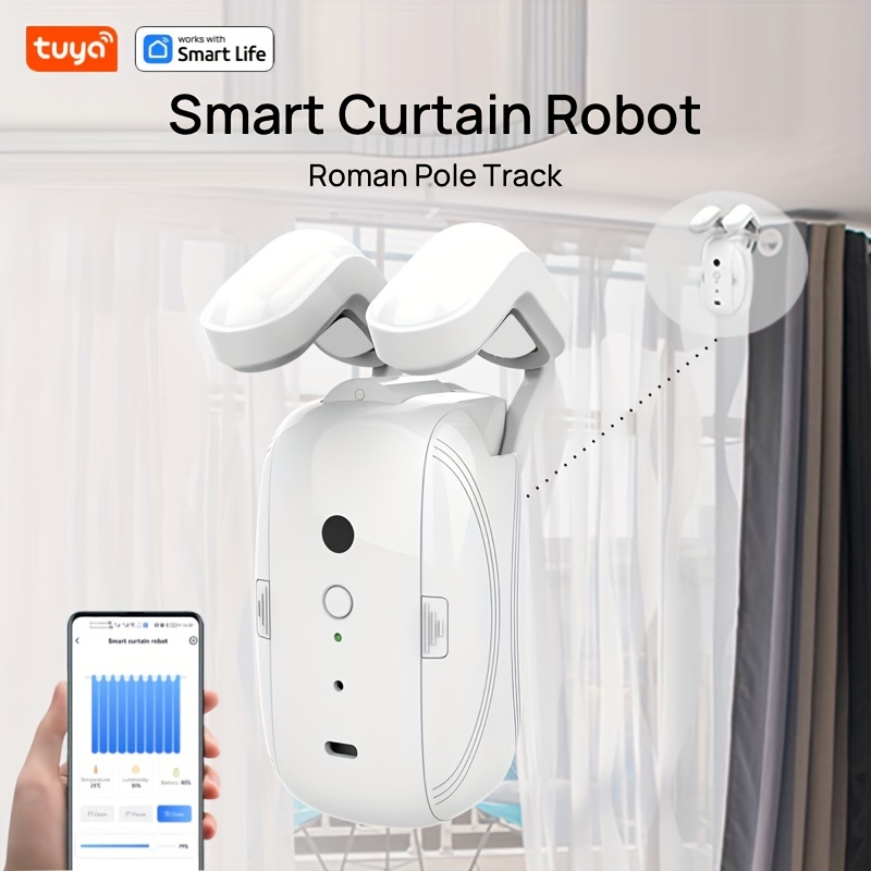 Ouvre-rideau automatique WiFi intelligent,pilote intelligent,commutateur de  tige de Robot,moteur électrique,télécommande,Alexa Google Home